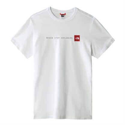 The North Face Mens S/S Never Stop Exploring Tee, White - The North Face