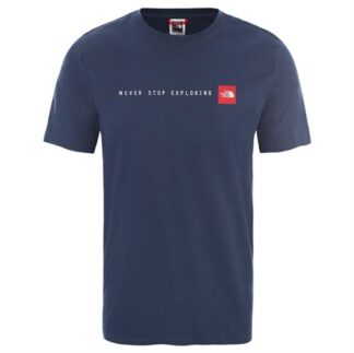 The North Face Mens Never Stop Exploring Tee, Blue Wing Teal - The North Face