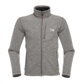 The North Face Mens Zermatt Full Zip, Heather Grey - The North Face