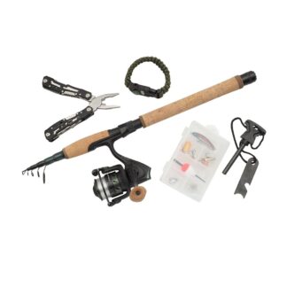 Abu Garcia Diplomat Wilderness Survival Tele Combo - Fiskesæt - ABU Garcia