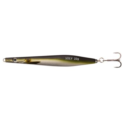 Abu Garcia Sölv Spirr 10cm - 18gr Dark Sandeel - Blink - Sölv