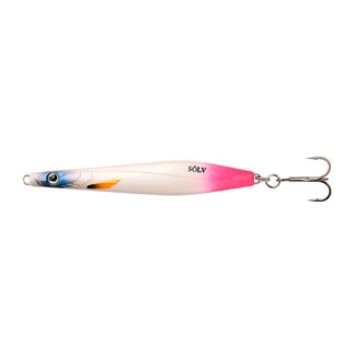 Abu Garcia Sölv Spirr 10cm - 18gr Uv Pink Tail - Blink - Sölv