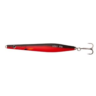 Abu Garcia Sölv Spirr 10cm - 18gr Matte Red - Blink - Sölv