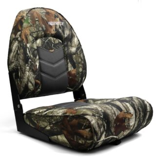 Waterside Luxus High Back Bådsæde - Camo Charcoal - Bådsæde - OGP